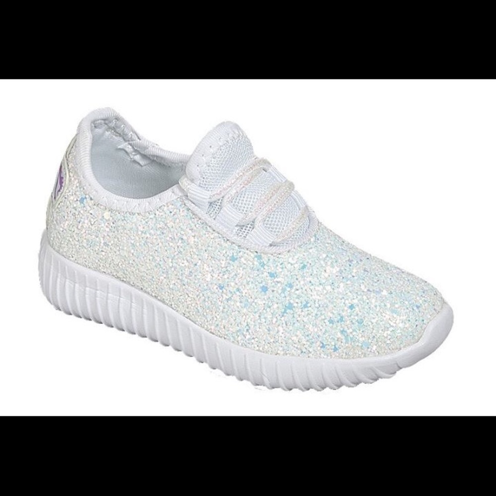 🔥New White Chunky glitter sneakers